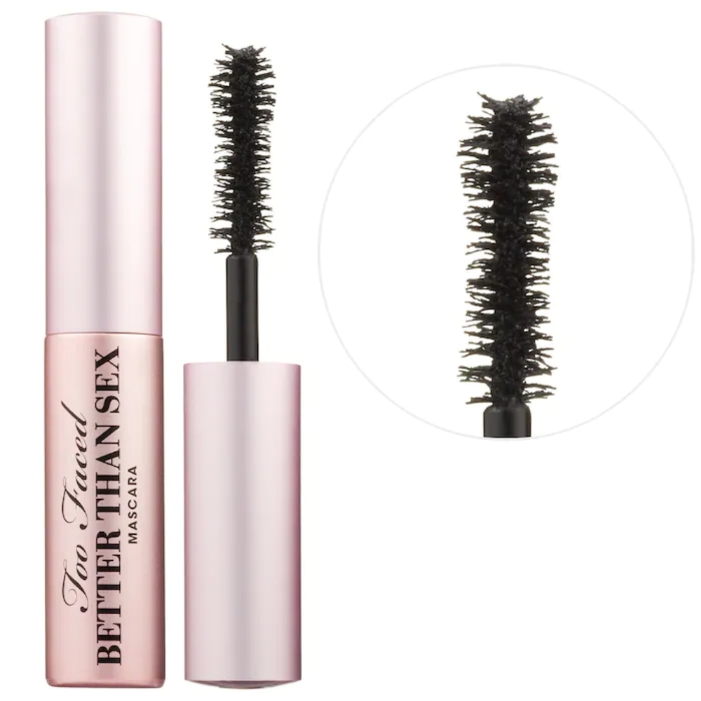 🆕️ 3/$22 Too Faced Better than Sex Mini Size Mascara Black